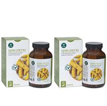 כורכומין אפקט ברא 120 טבליות 84 גרם Bara Curcumin effect זוג במבצע טבע בעיר