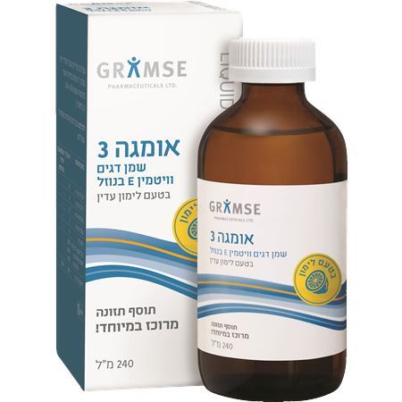 אומגה 3 נוזלית 240 מ